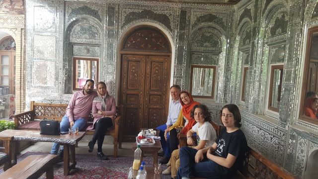 Host family in Shiraz Iran, Islamic Republic Of