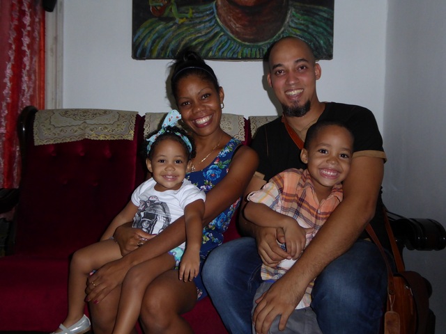 Host family in Havana Cuba