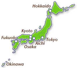 Japon map