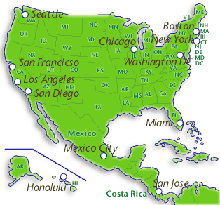 United States map